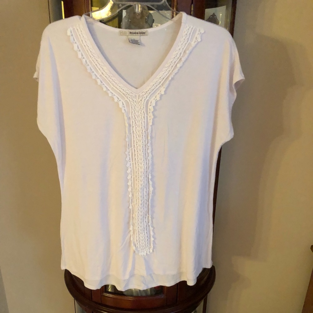 White Sleeveless Top